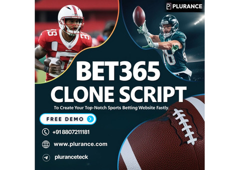 Huge profits at a low cost with Plurance's bet365 clone script
