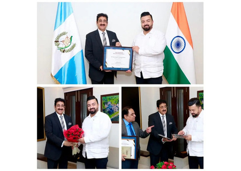 Omar Castañeda Solares Appointed Patron of Indo-Guatemala Cultural