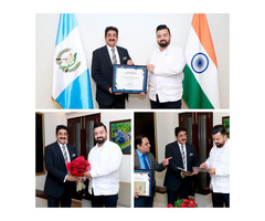 Omar Castañeda Solares Appointed Patron of Indo-Guatemala Cultural