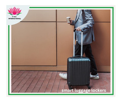 Smart luggage lockers  answer for tourists travelers