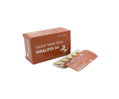 Vidalista 60 Mg contains Tadalafil as active ingedient