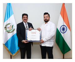 Sandeep Marwah Appreciated for Eight Years of Service to Guatemala