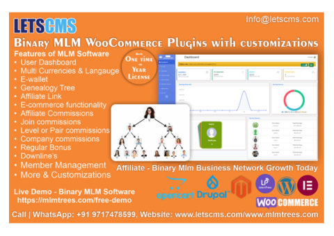 Binary for WooCommerce: MLM Website In WordPress & MLM Affiliate