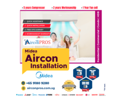 Midea Aircon Installation | Midea Aircon Installation Singapore