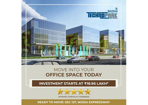 Bhutani Techno Park, Ready to move  Office Space in Sector 127,Noida