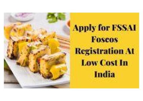 Apply for FSSAI Foscos Registration At Low Cost In India