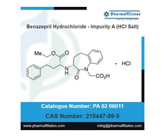 Chemical Supplier for Benazepril Hydrochloride - Impurity A (HCl Salt)