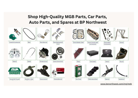 Shop High-Quality MGB Parts - BP Northwest
