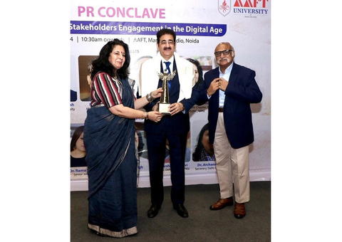 Dr. Sandeep Marwah Honored by Delhi Chapter of Public Relations