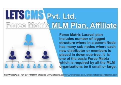 Forced Matrix Plan - Force Matrix MLM Compensation, Affiliate Software