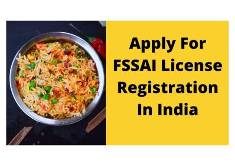 Apply For FSSAI License Registration In India