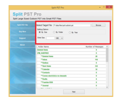 The best tool to split huge PST files?