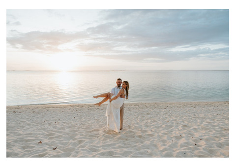 Drone wedding photography