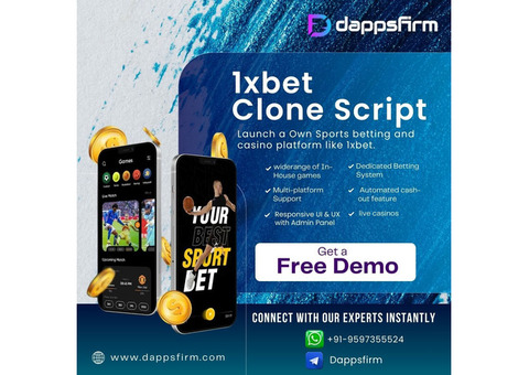 Develop a Sports Betting Site Like 1xbet with 1xbet Clone Script