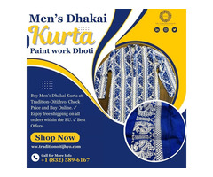 Men Kurta in Georgia with exclusive design, embroidery, and chikankari