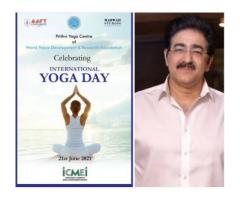 Sandeep Marwah Briefed About Yoga Activities at Marwah Studios