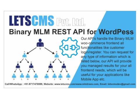 Binary Rest API | API Integrated MLM Software, Rest API Addon