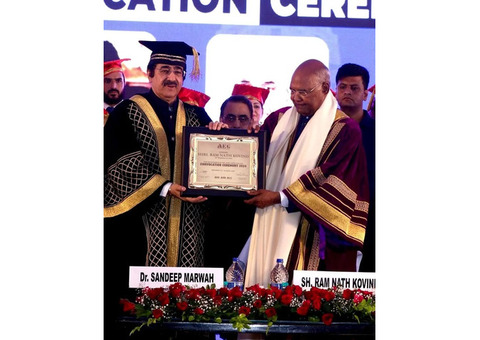14th President of India Graces Historic Convocation at AEG