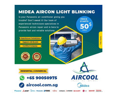 Midea Aircon Light Blinking