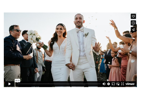 Professional wedding videographer