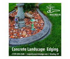 Concrete Landscape Edging in Greeley, CO