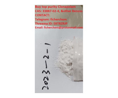 Clonazolam for sale online, CAS: 33887-02-4; (Telegram: @ficherchem)