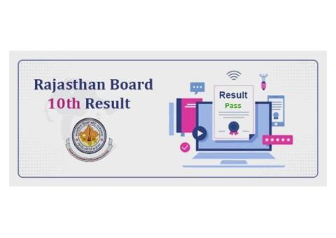 Rajasthan Board 10th Result 2022