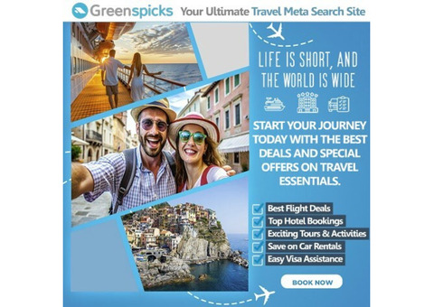 "Greenspicks Your Ultimate Travel Meta Search Site "