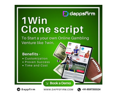 High ROI 1win Clone Script: Perfect for Your Sportsbook Startup