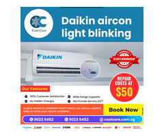 Daikin Aircon Light blinking