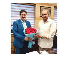 Sandeep Marwah Engages in Strategic Discussions with Prasar Bharati