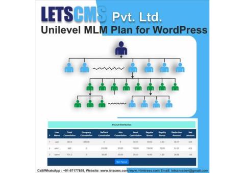 Cheapest MLM Plan, Unilevel MLM WordPress, eCommercec, Business