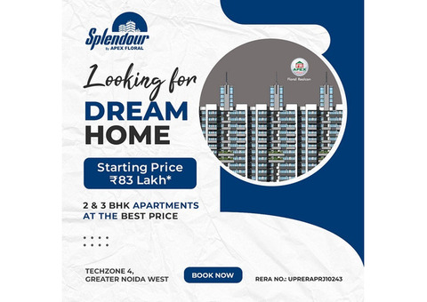 Apex Splendour | Specious 2/3 Bhk Apartments | Greater Noida West