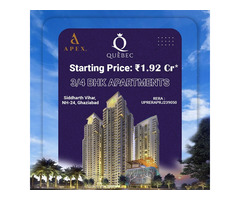 Apex Quebec –  Luxury 3/4 BHK Apartments in Siddharth Vihar, Ghaziabad