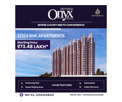 Modern 2/3/4 BHK Apartment | Divyansh Onyx | NH24, Ghaziabad