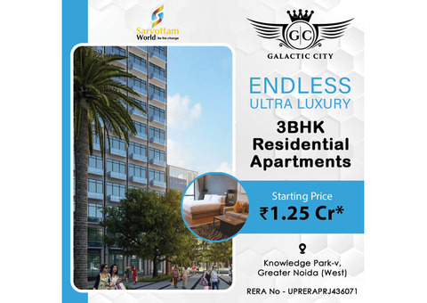 3 BHK Apartments | Galactic City | Greater Noida West