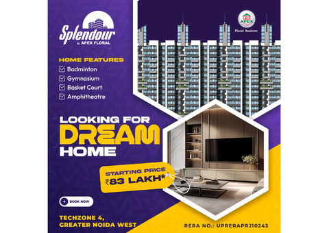 2 BHK Apartments in Apex Splendour Greater Noida