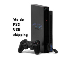 We do PlayStation 2 {PS2} USB chipping