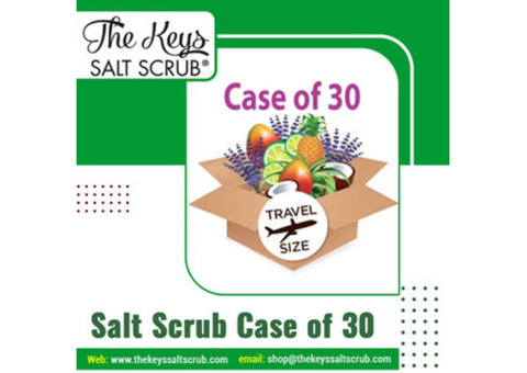 Exfoliate Naturally with The Keys Salt Scrub – Case of 30