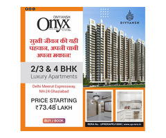 Divyansh Onyx | 2 Bhk Apartments | NH24, Ghaziabad