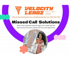 Increase Bookings with 30% Off on our Missed Call Text Back Service!