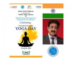 Asian Unity Alliance Congratulated Asian Countries on Yoga Day