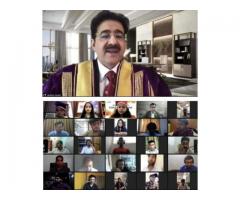 Sandeep Marwah Gave Convocation Address at ASMS School of Animation