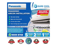 Panasonic Aircon Installation, Singapore