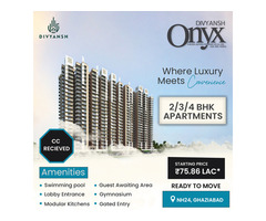 Divyansh Onyx | 2 Bhk Apartments | NH24, Ghaziabad