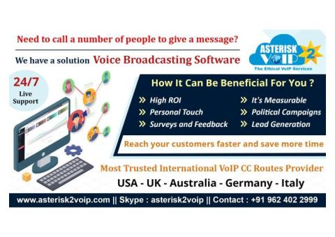 Voice Broadcasting Software