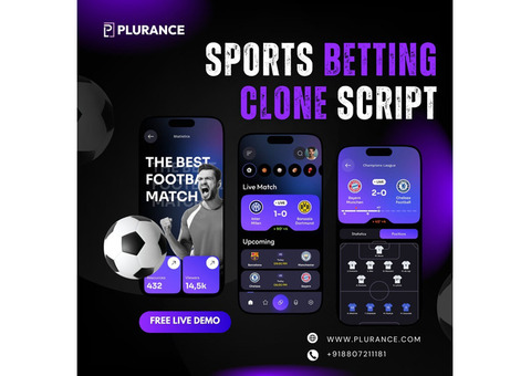 Kickstart your sports betting venture with our sports betting clone