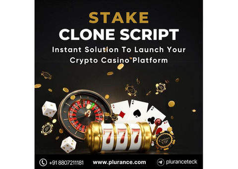 Stake Clone Script - Key to your crypto casino platform dream