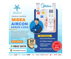 Midea Aircon Error code