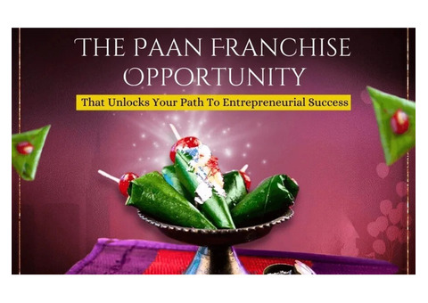 Best Paan Franchise Retail Chain In India